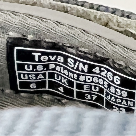 Teva Women's Tirra Blue Grey Black Bering Sea Sport Hiking Summer Sandals 6 NEW - Picture 12 of 12